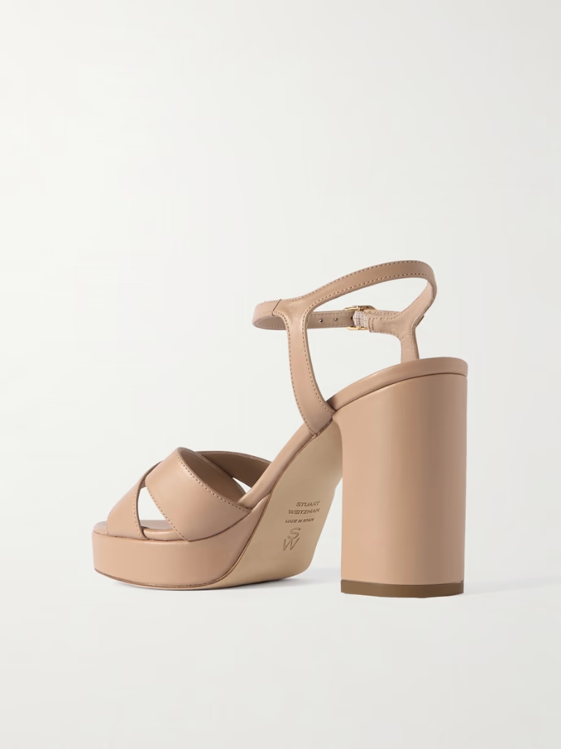 Dayna leather platform sandals