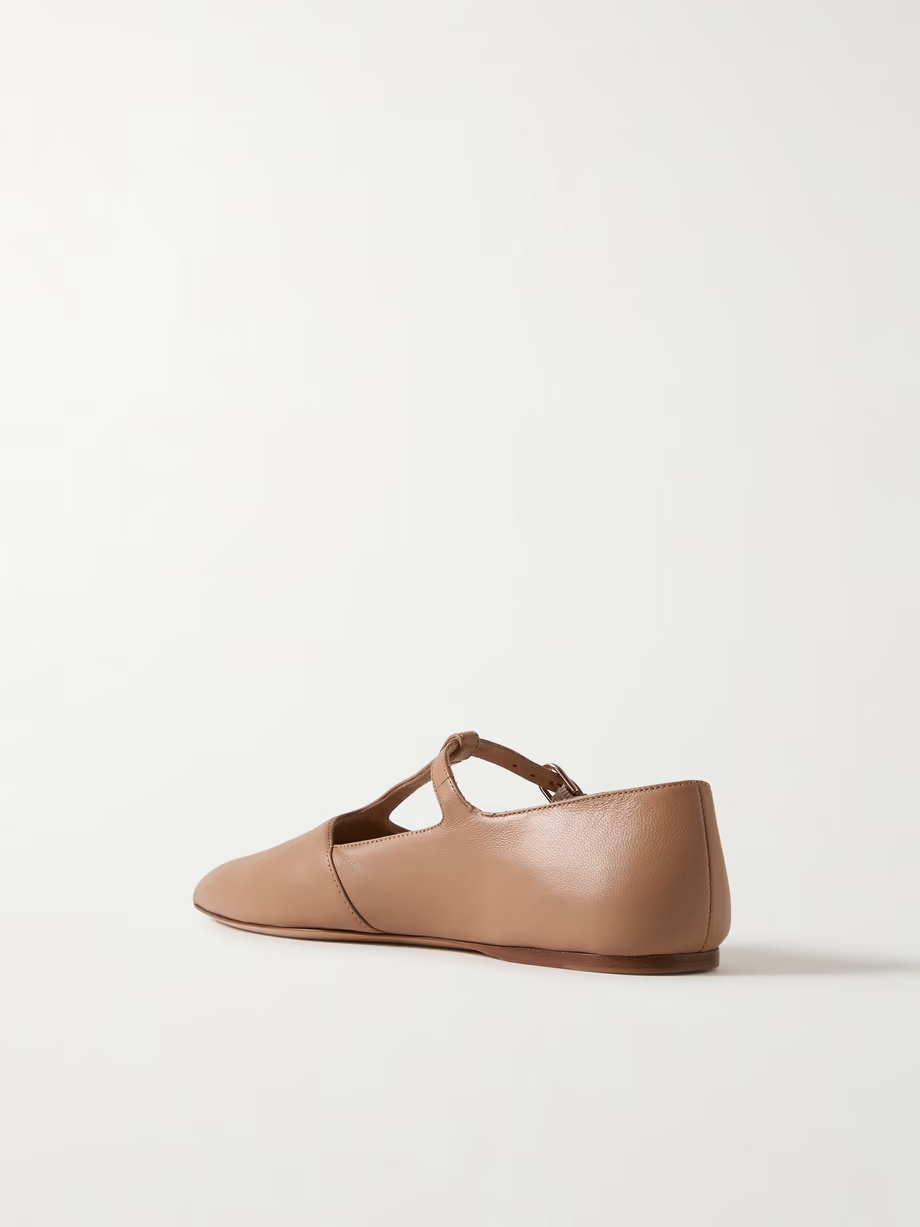 Lola Ballerina leather Mary Jane point-toe flats