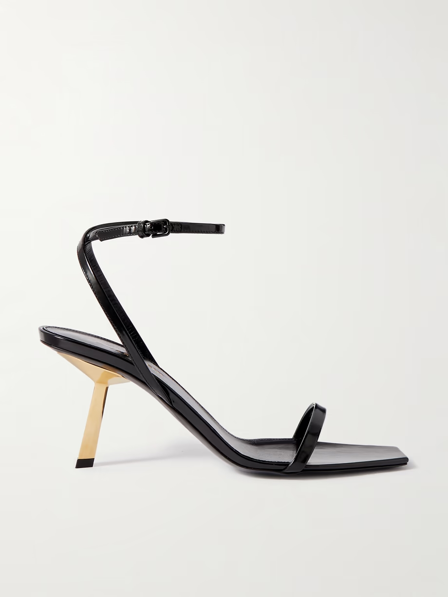 Lee patent-leather sandals