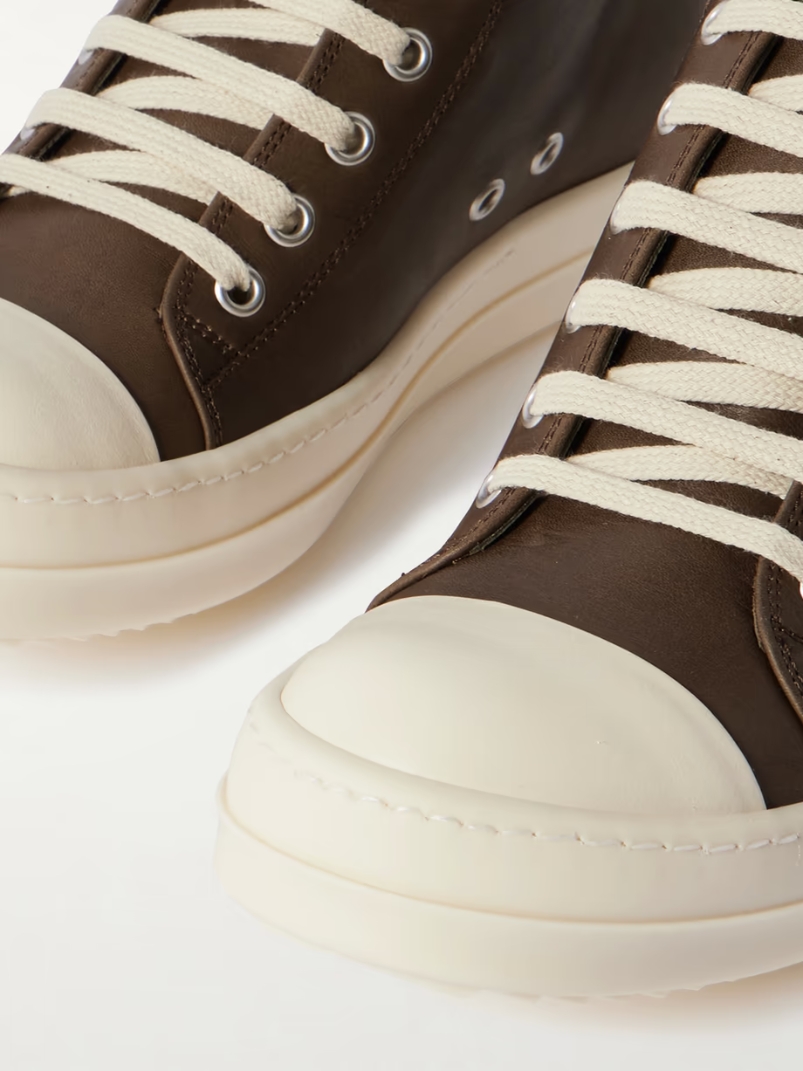 Leather sneakers