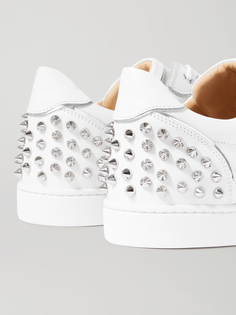 Vieira 2 embellished leather sneakers