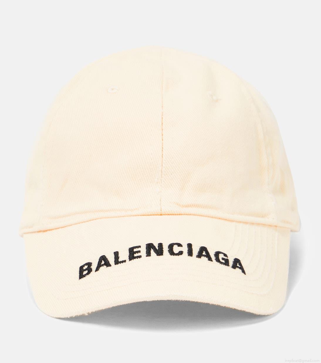 BalenciagaLogo cotton baseball cap