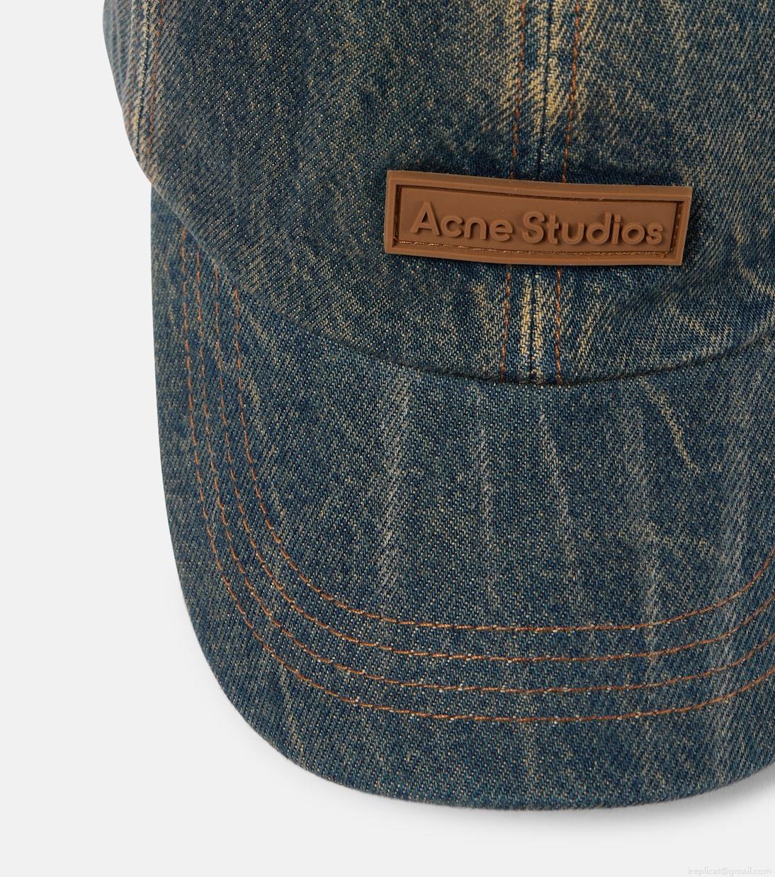 Acne StudiosLogo denim baseball cap