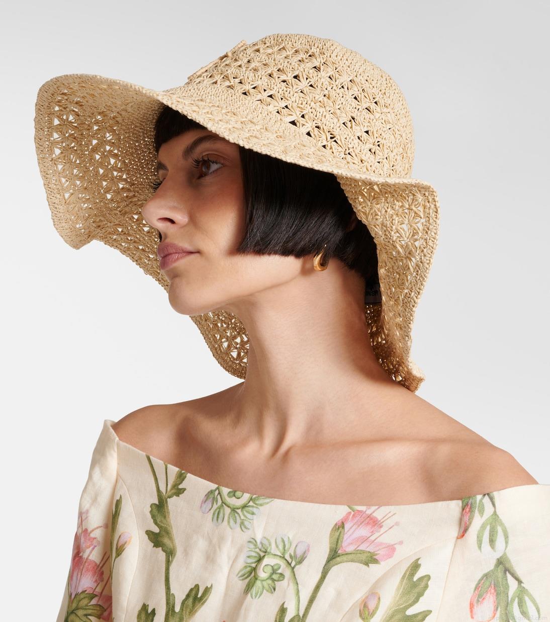 Ruslan BaginskiyMonogram straw sun hat