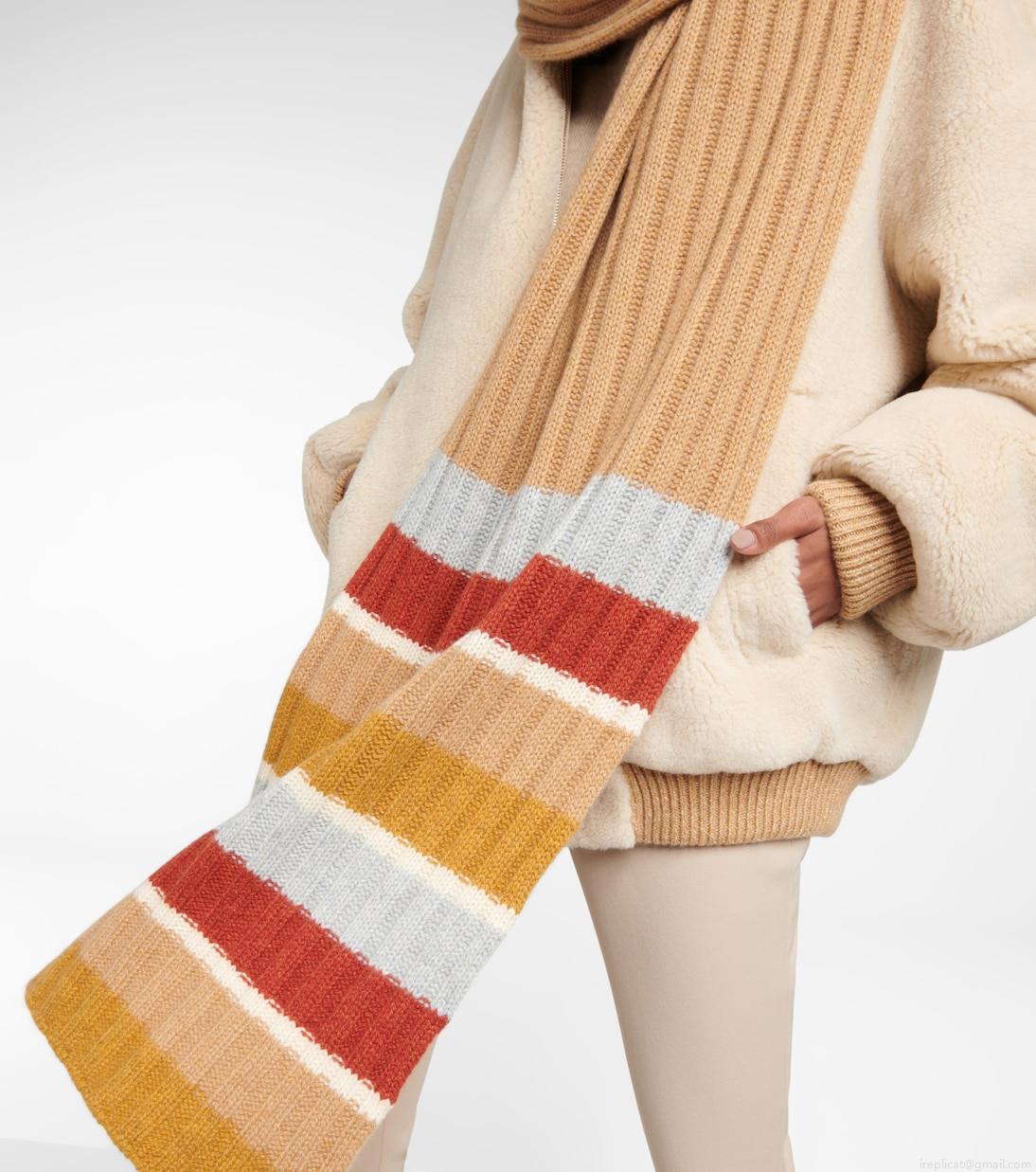 Loro PianaStriped cashmere scarf