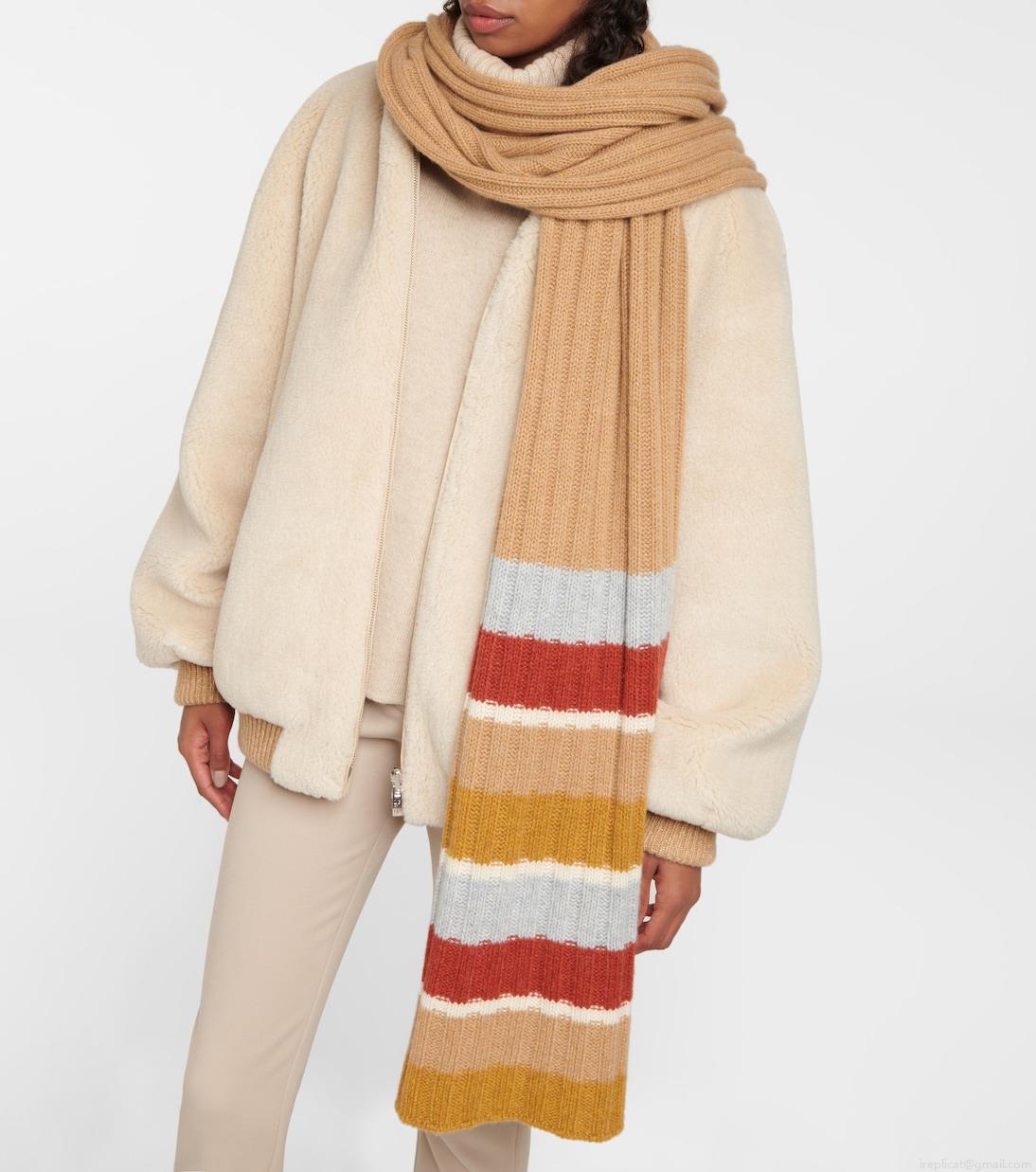 Loro PianaStriped cashmere scarf