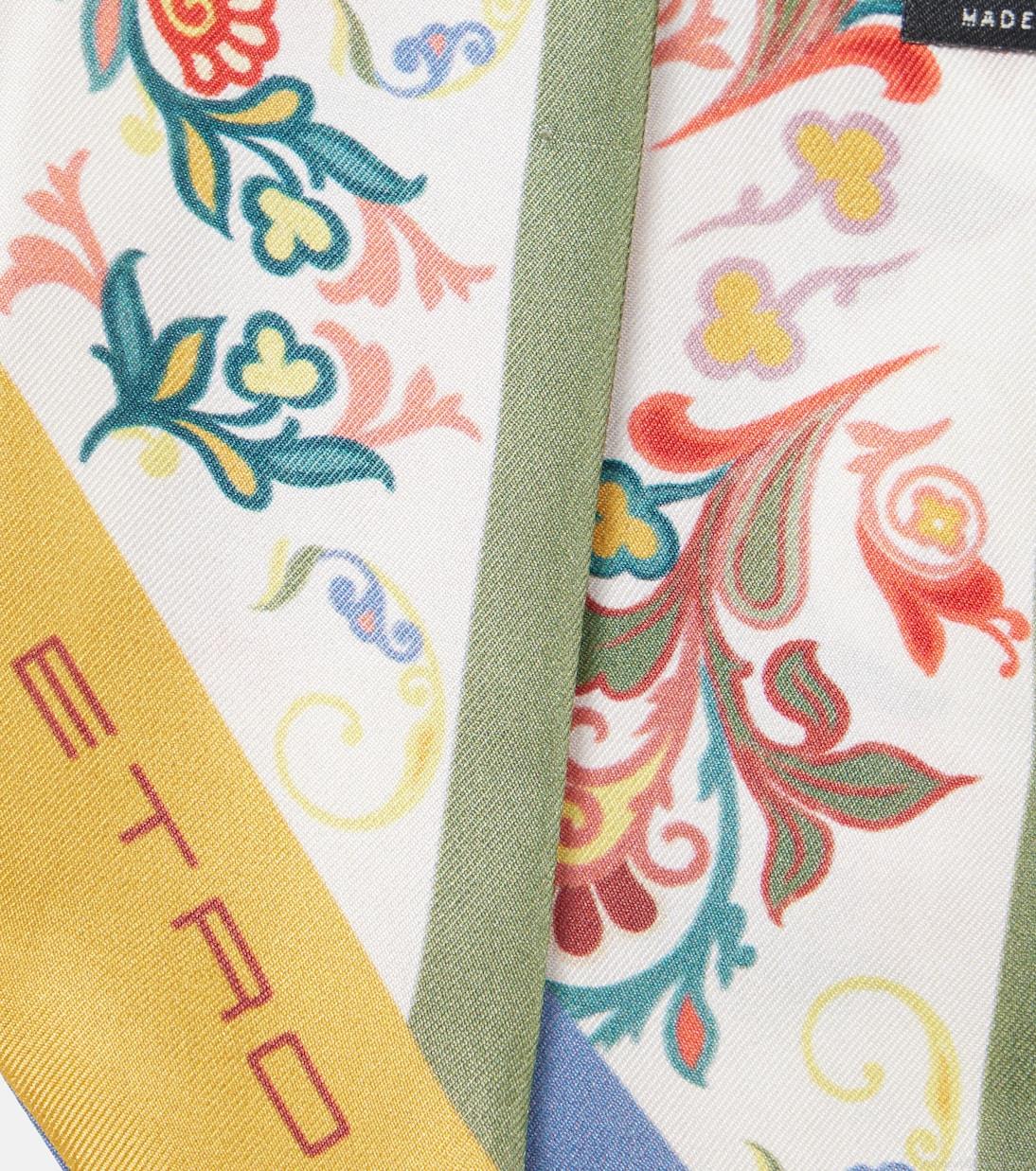 EtroPrinted silk scarf