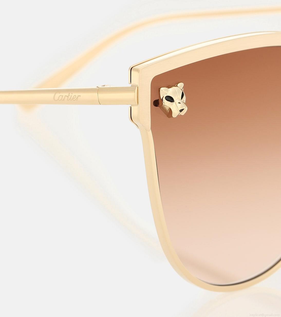 Cartier Eyewear CollectionPanthère de Cartier cat-eye sunglasses