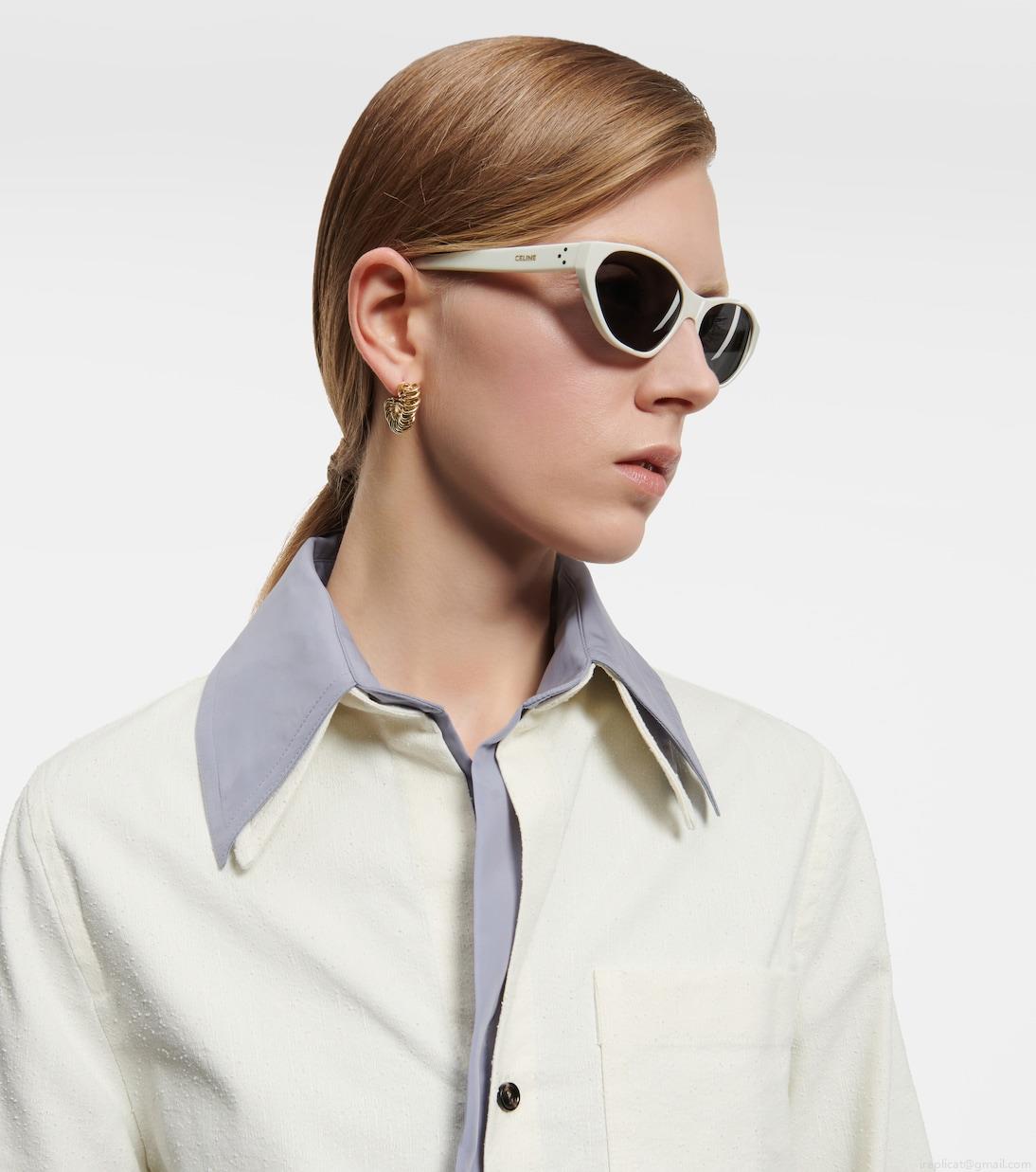 Celine EyewearCat-eye acetate sunglasses