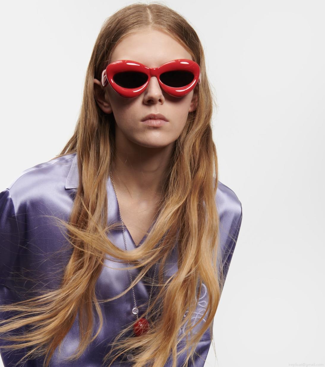 LoeweInflated cat-eye sunglasses