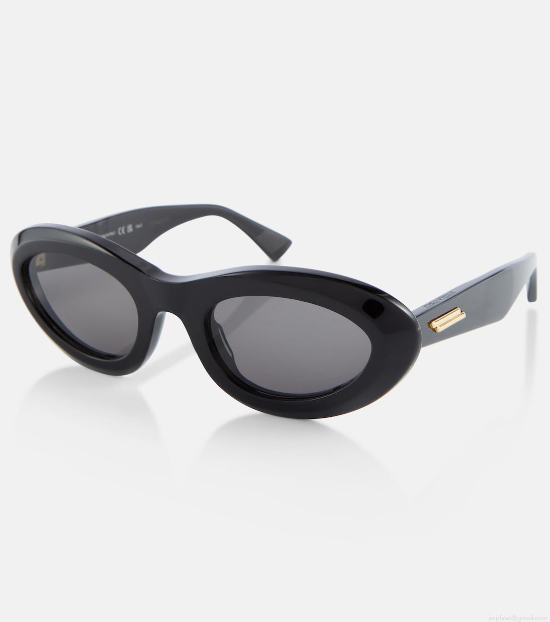 Bottega VenetaBombe oval sunglasses