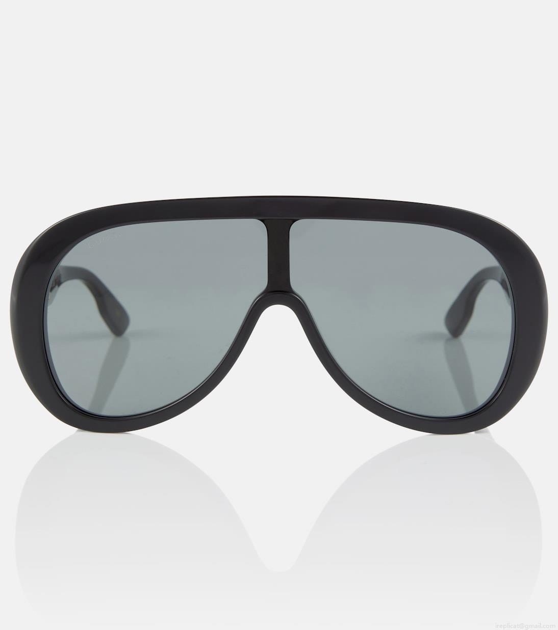 GucciOversized mask sunglasses