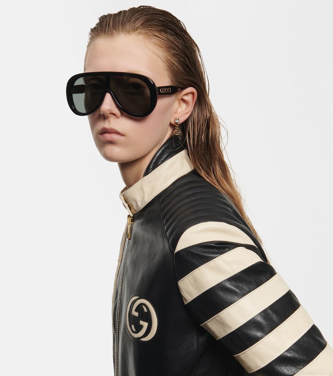 GucciOversized mask sunglasses