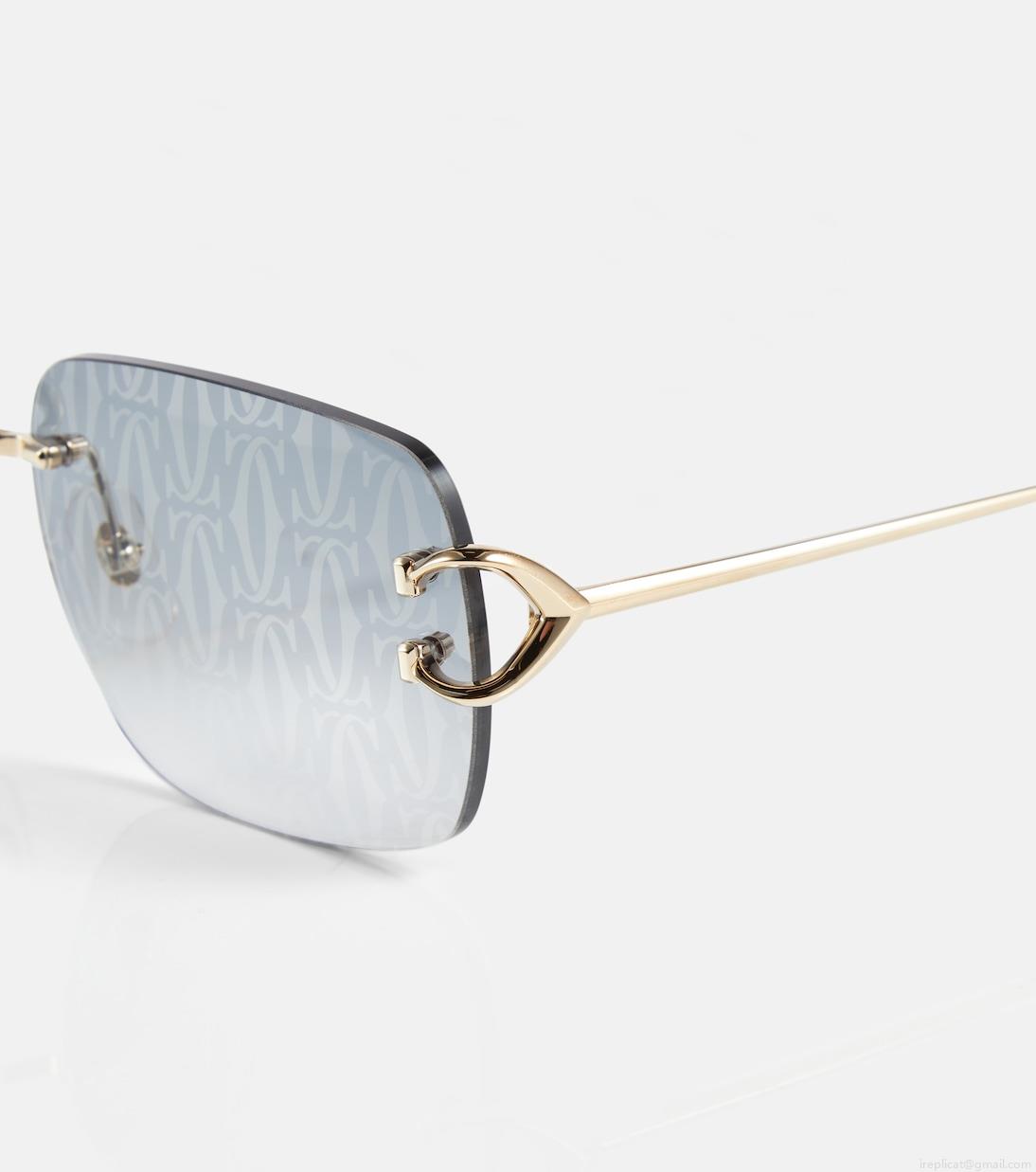 Cartier Eyewear CollectionRectangular sunglasses