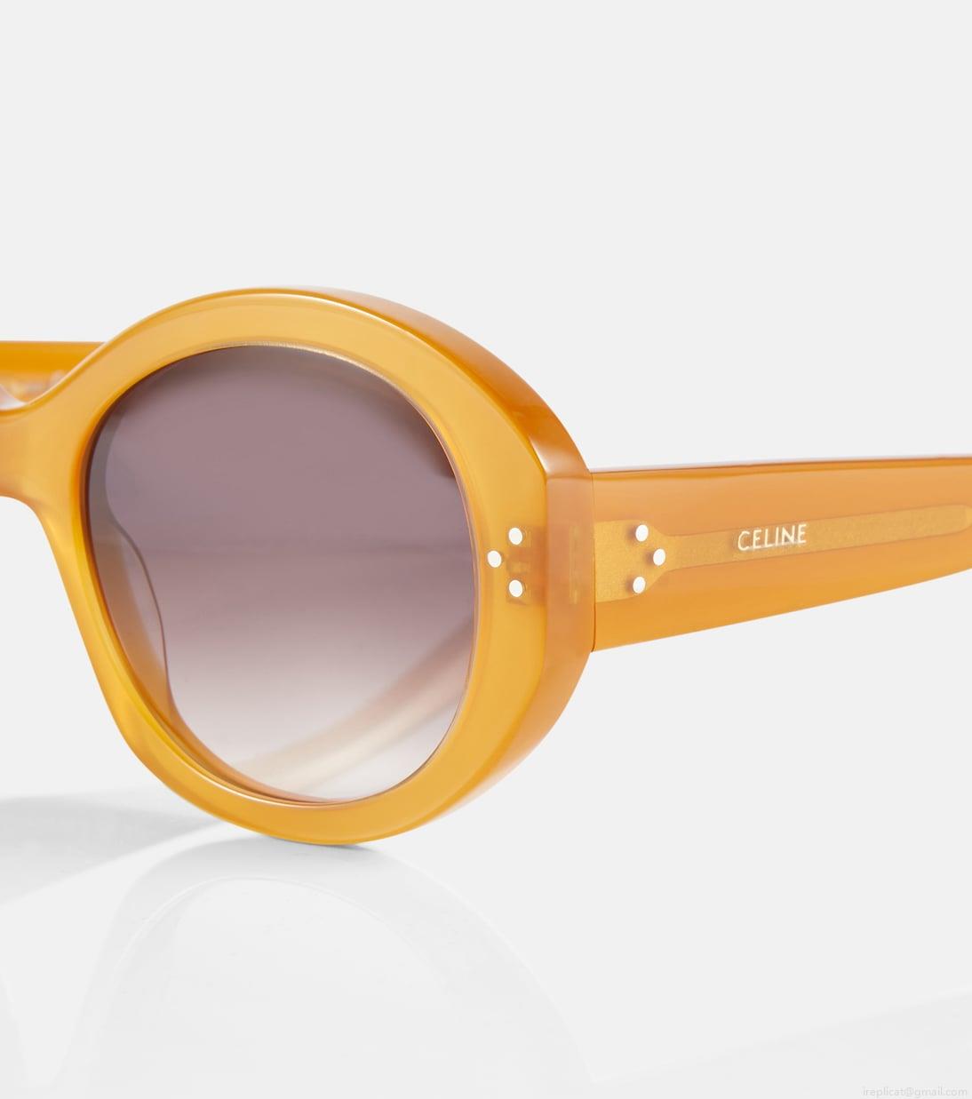 Celine EyewearBold round sunglasses