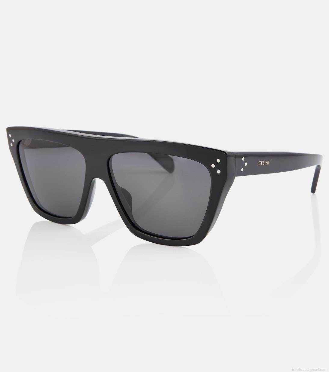 Celine EyewearBold 3 Dots flat-brow sunglasses