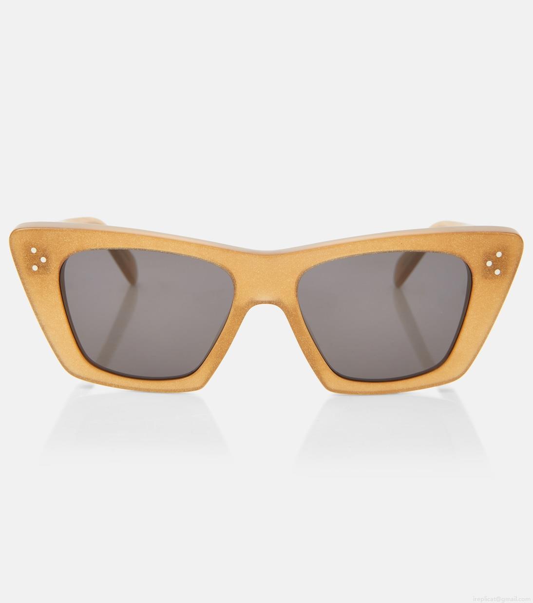 Celine EyewearBold 3 Dots cat-eye sunglasses