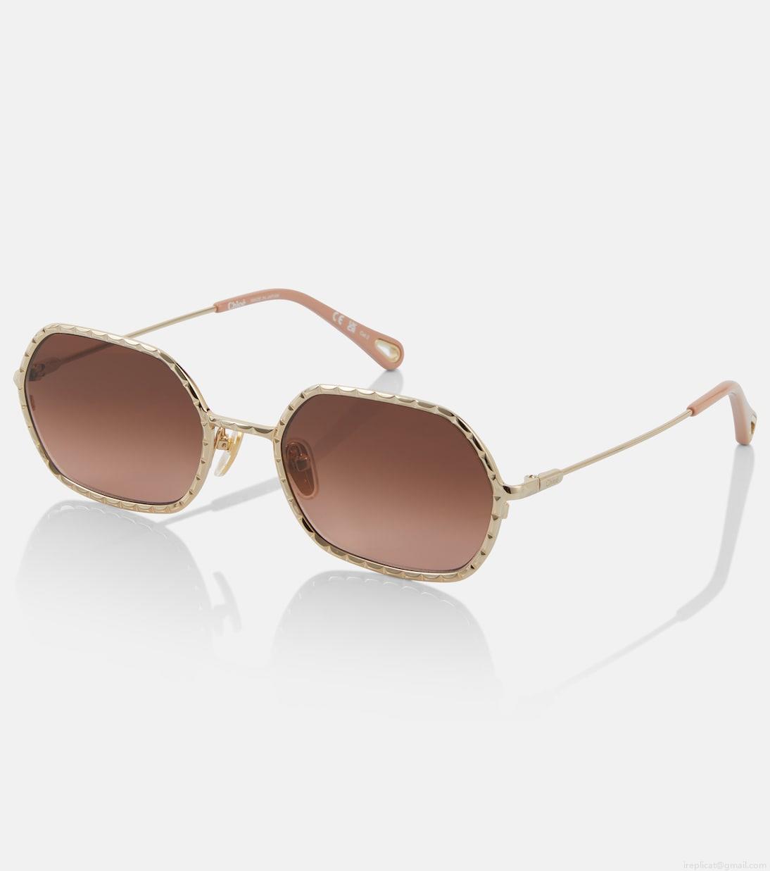 ChloéHexagonal sunglasses