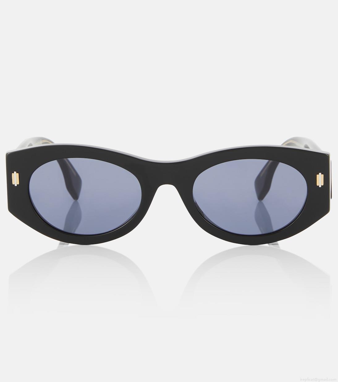 FendiFendi Roma oval sunglasses