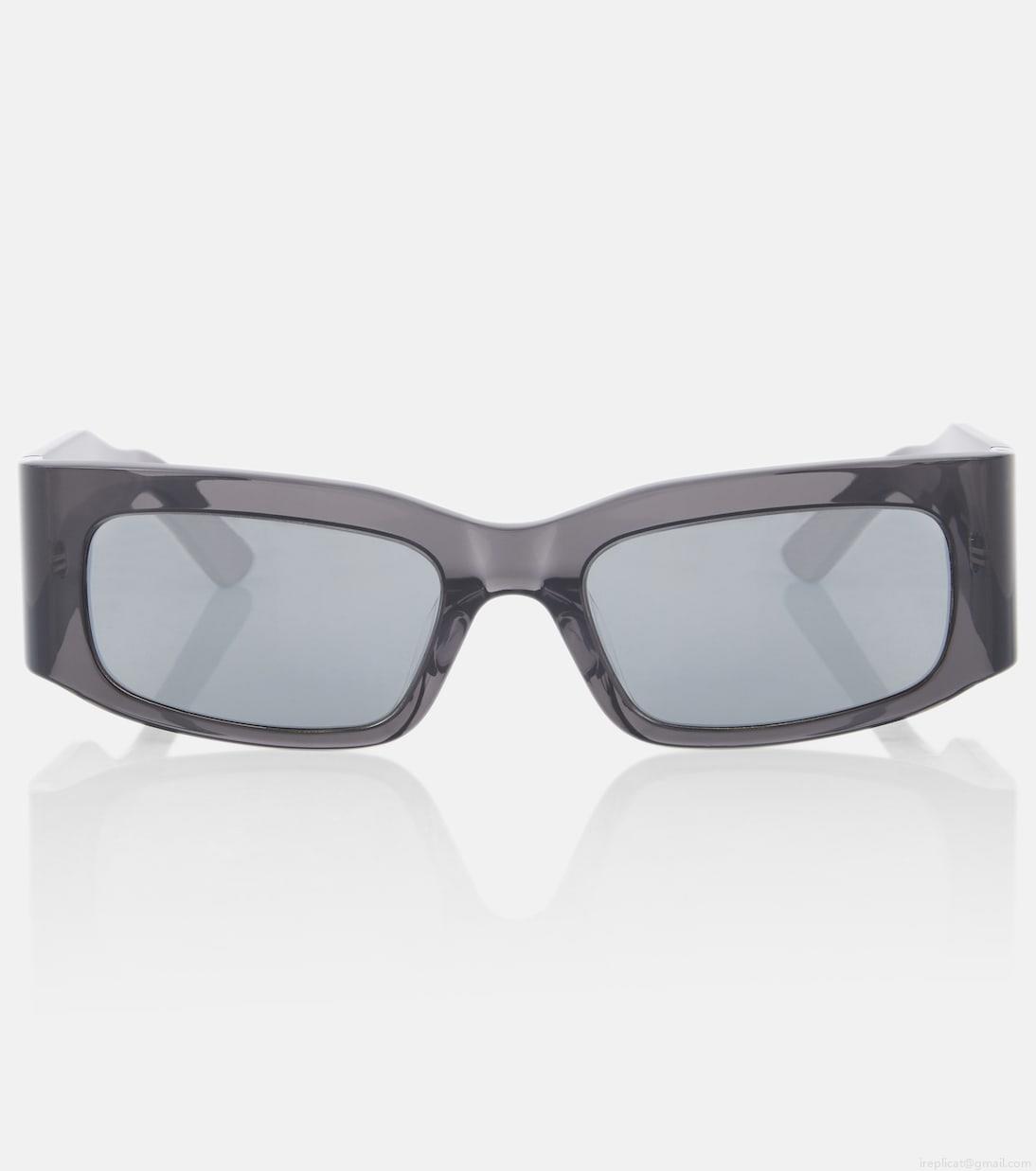 BalenciagaLogo rectangular sunglasses