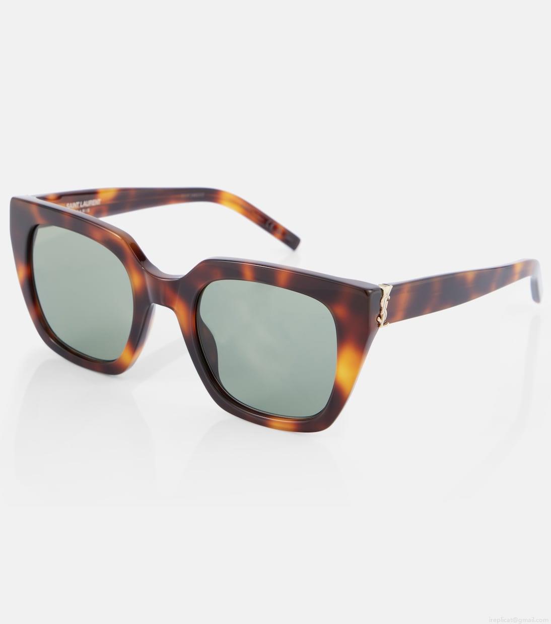 Saint LaurentMonogram oversized sunglasses